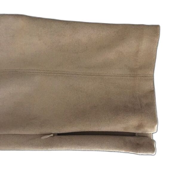 Preston & York Pant 18 Tan Faux Suede Straight Leg High Rise Ankle Length NWT - Picture 5 of 7